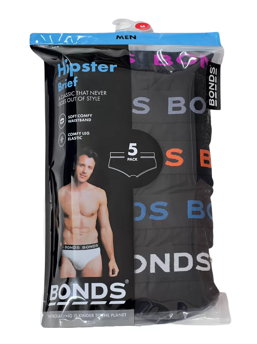 25 X Pairs Bonds Mens Hipster Brief Underwear Assorted 06K Pack