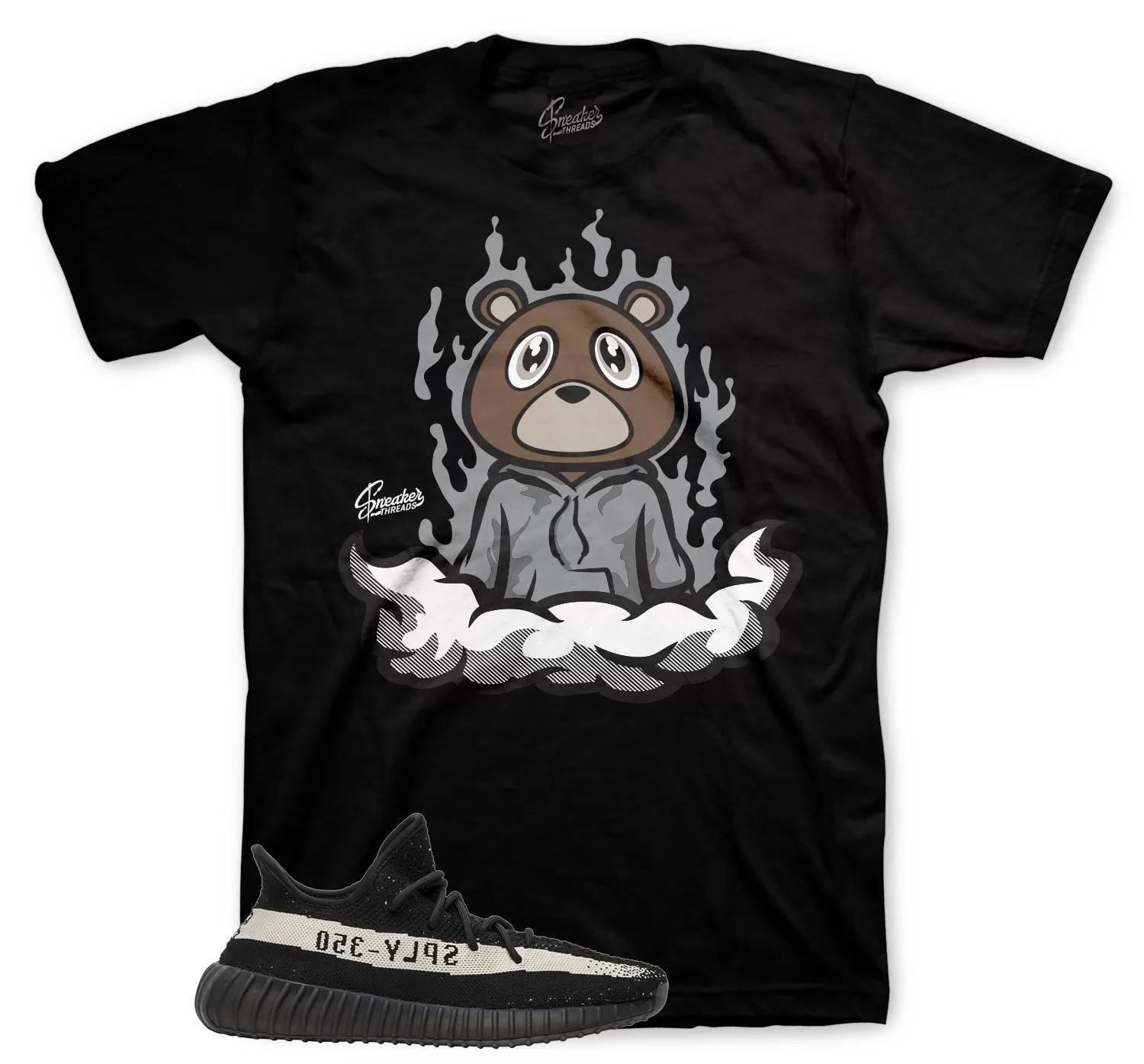 350 Core White Fly Bear Shirt