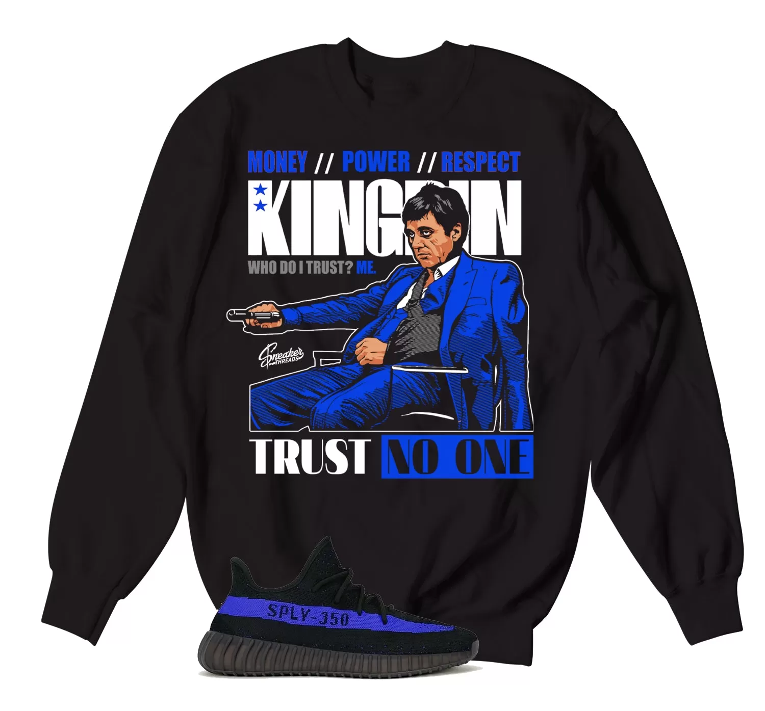 350 Dazzling Blue Trust Issues Sweater