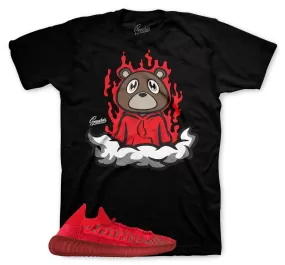 350 Slate Red Fly Bear Shirt