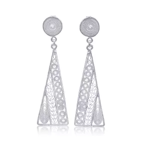 ADELA SILVER MEDIUM EARRINGS FILIGREE