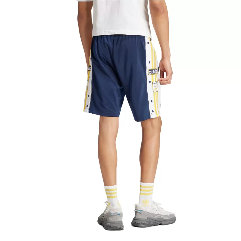 Adidas men's sports shorts Adibreak IU2372 indigo-white-gold yellow