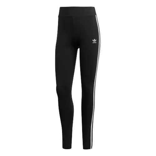 Adidas Women's Adicolor 3 Stripes Leggings - Black / White