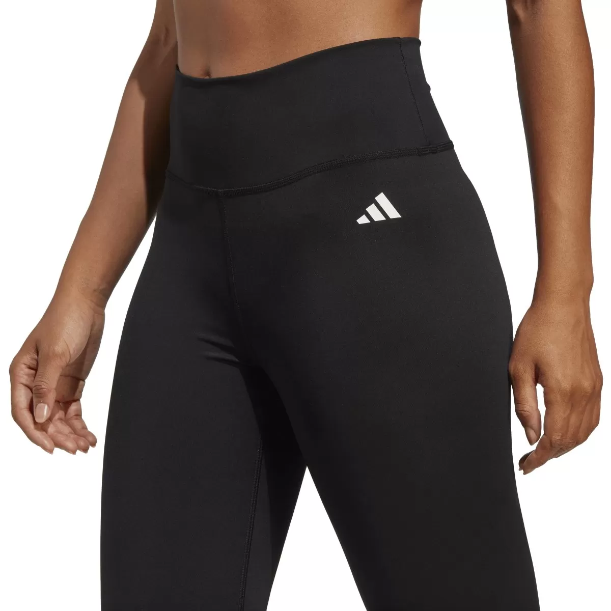 ADIDAS WOMEN'S TRAINING ESSENTIALS HIGH-WAISTED 7/8 BLACK TIGHTS