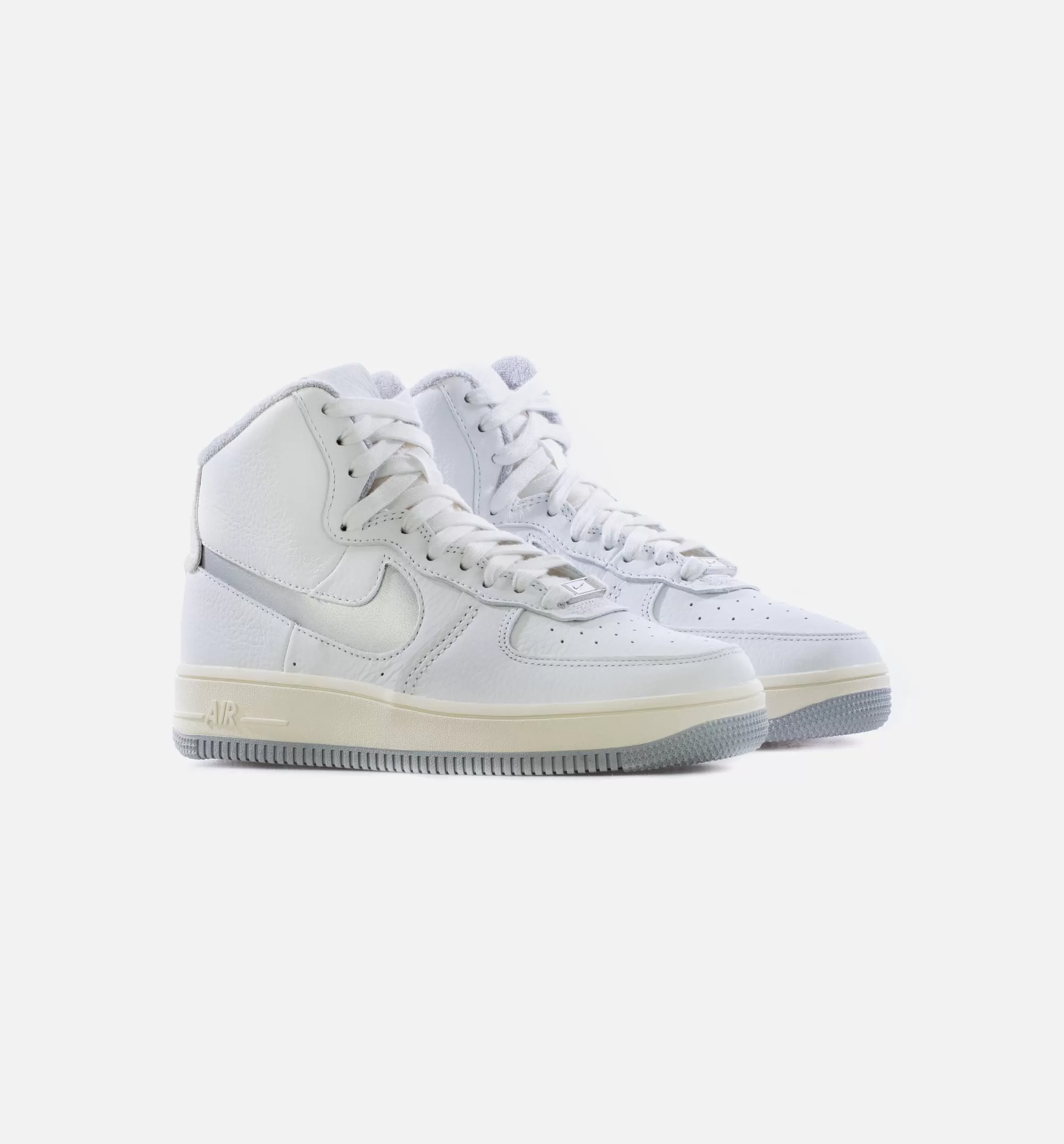 Air Force 1 High Sculpt Silver Womens Lifestyle Shoe - White/Silver