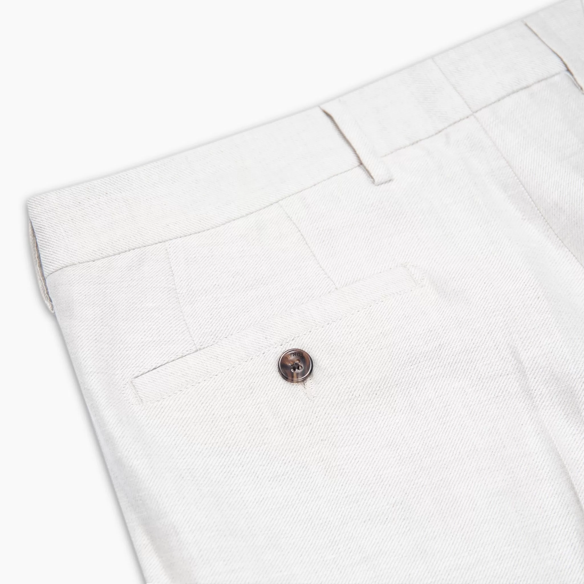 Alain Ceremony Pleated Chino Pants Twill Linen