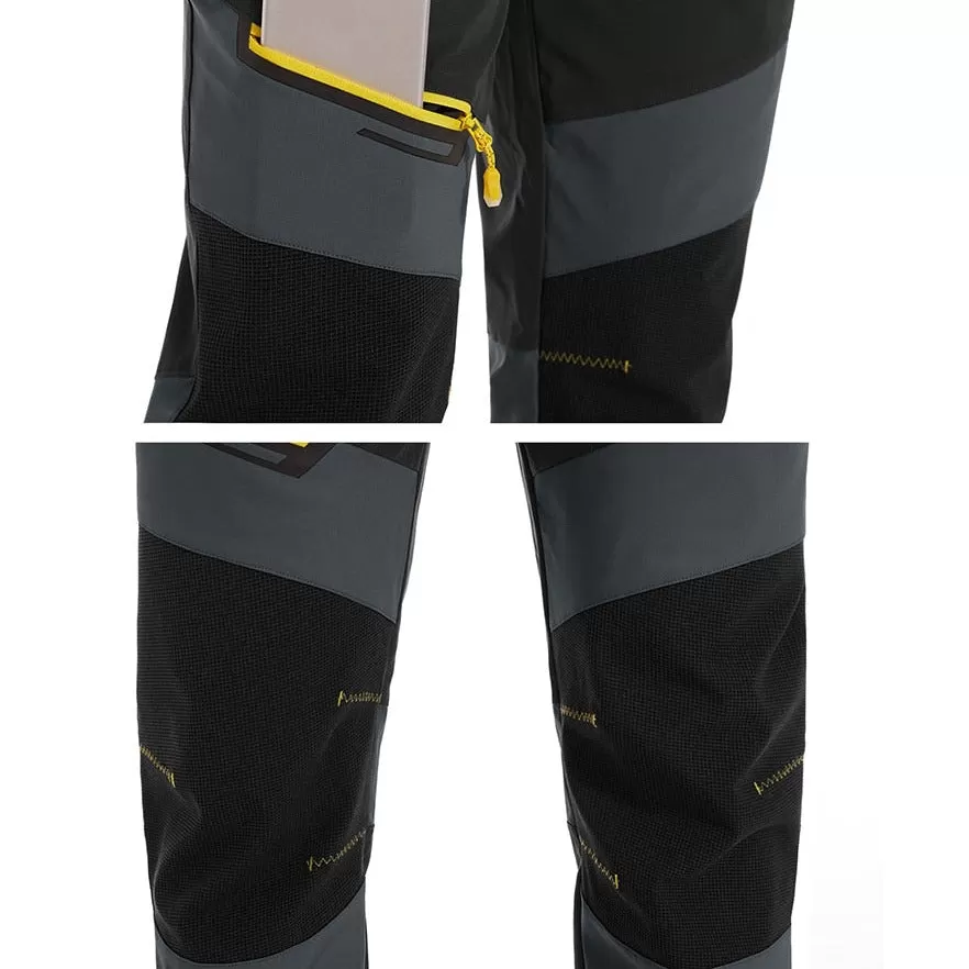 All Season Breathable Mens Tactical Pants Fishing Hiking Camping Waterproof No Fleece Pants Zipper Pocket Casual Trousers