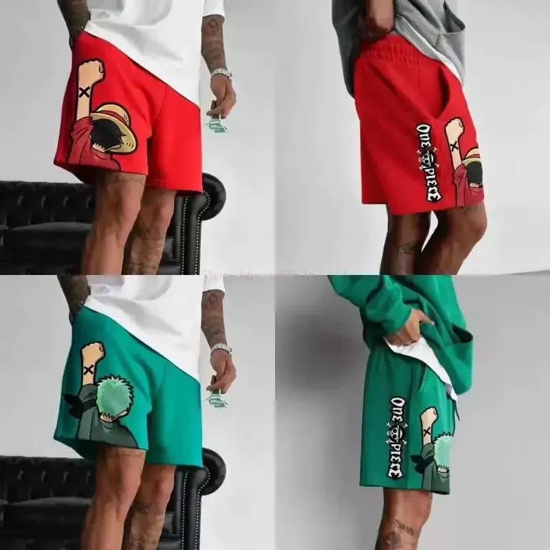 Anime Roronoa Zoro One Piece Running Shorts 2 In 1