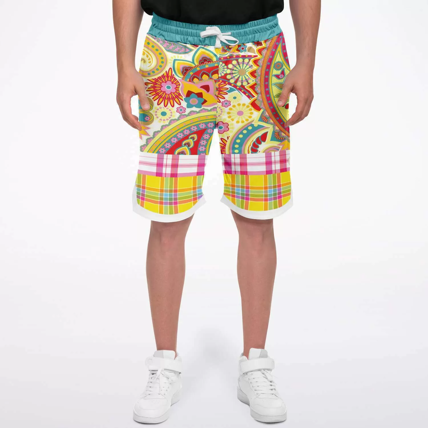 Ashbury Heights Plaid Basketball Shorts