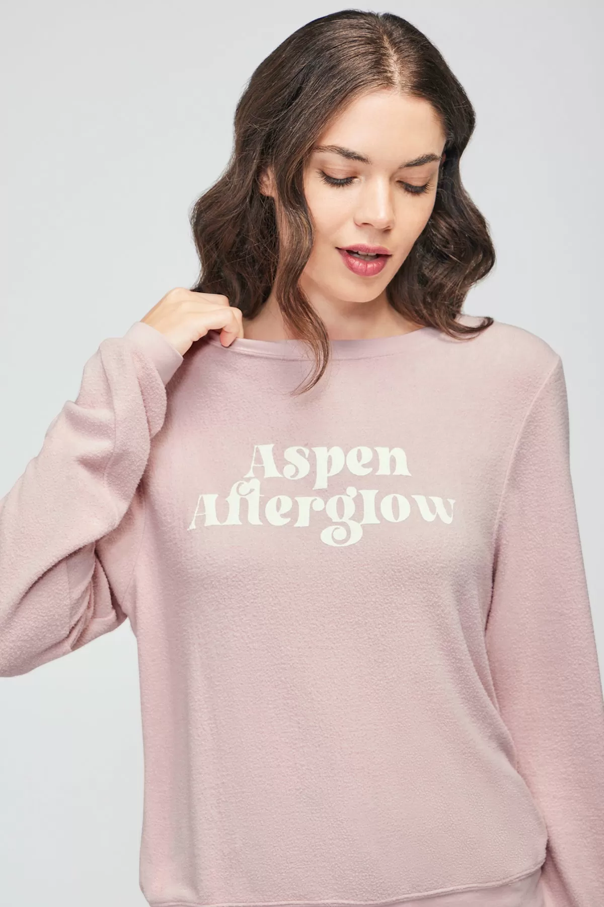 Aspen Afterglow Baggy Beach Jumper | Burnished Lilac