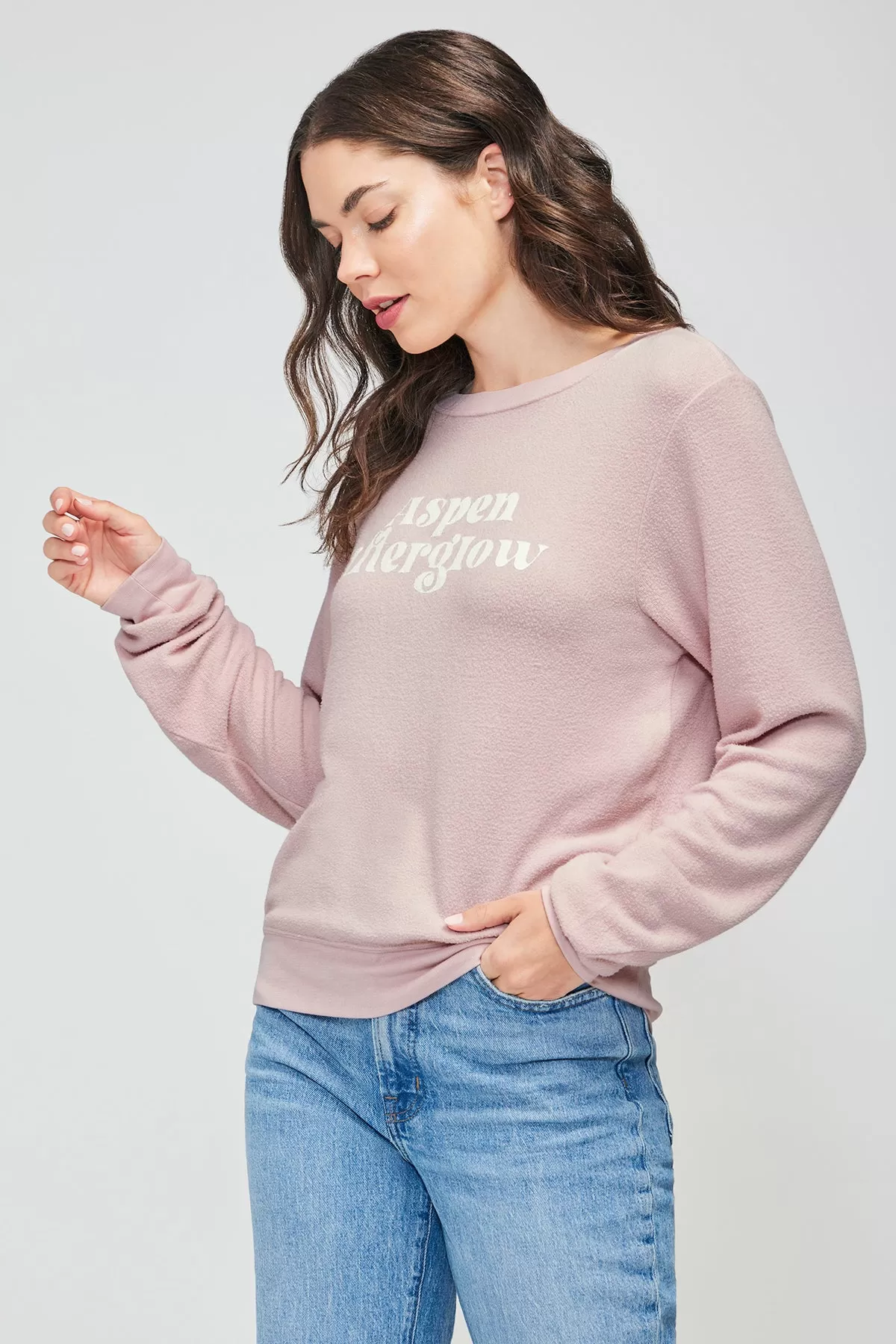 Aspen Afterglow Baggy Beach Jumper | Burnished Lilac