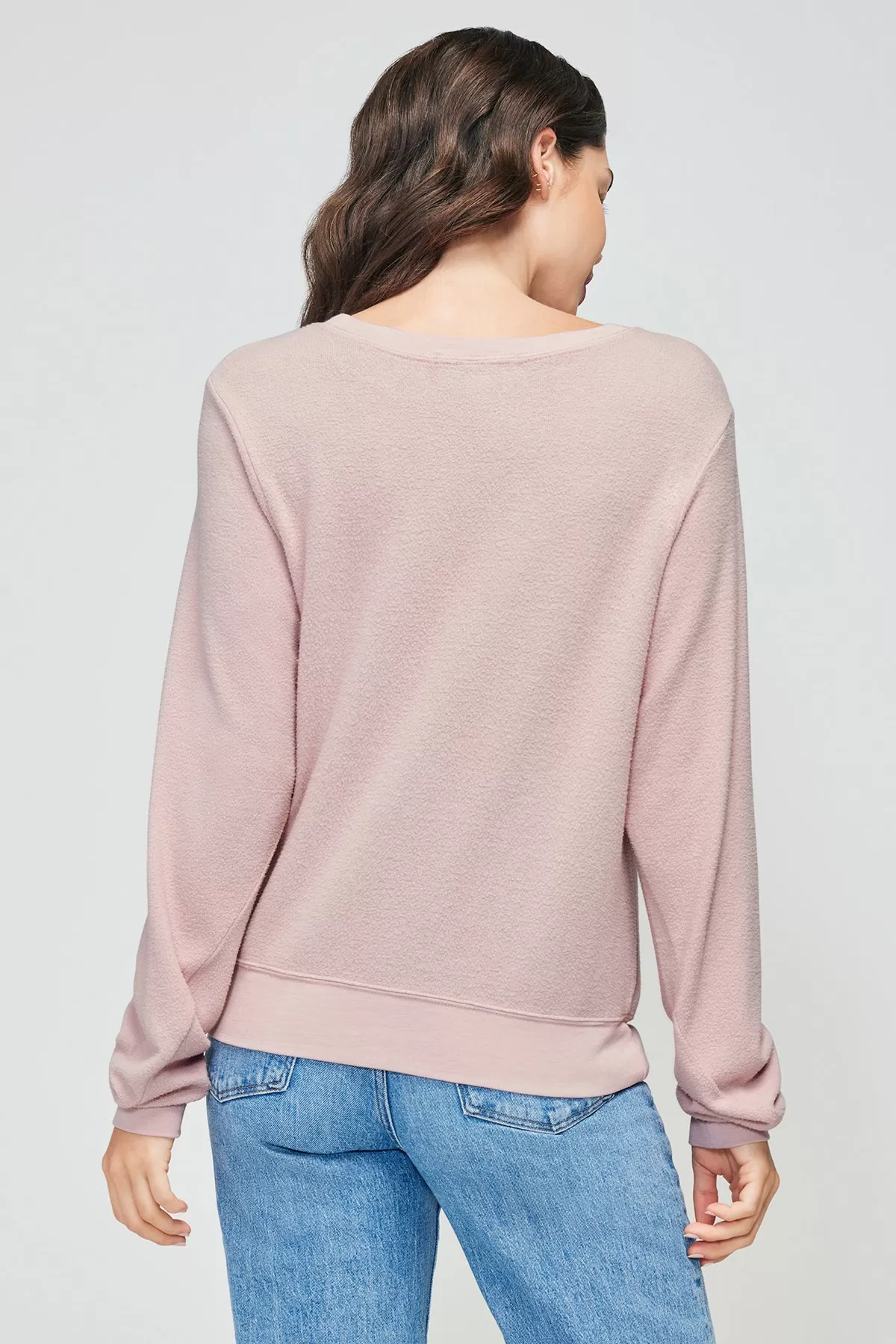 Aspen Afterglow Baggy Beach Jumper | Burnished Lilac