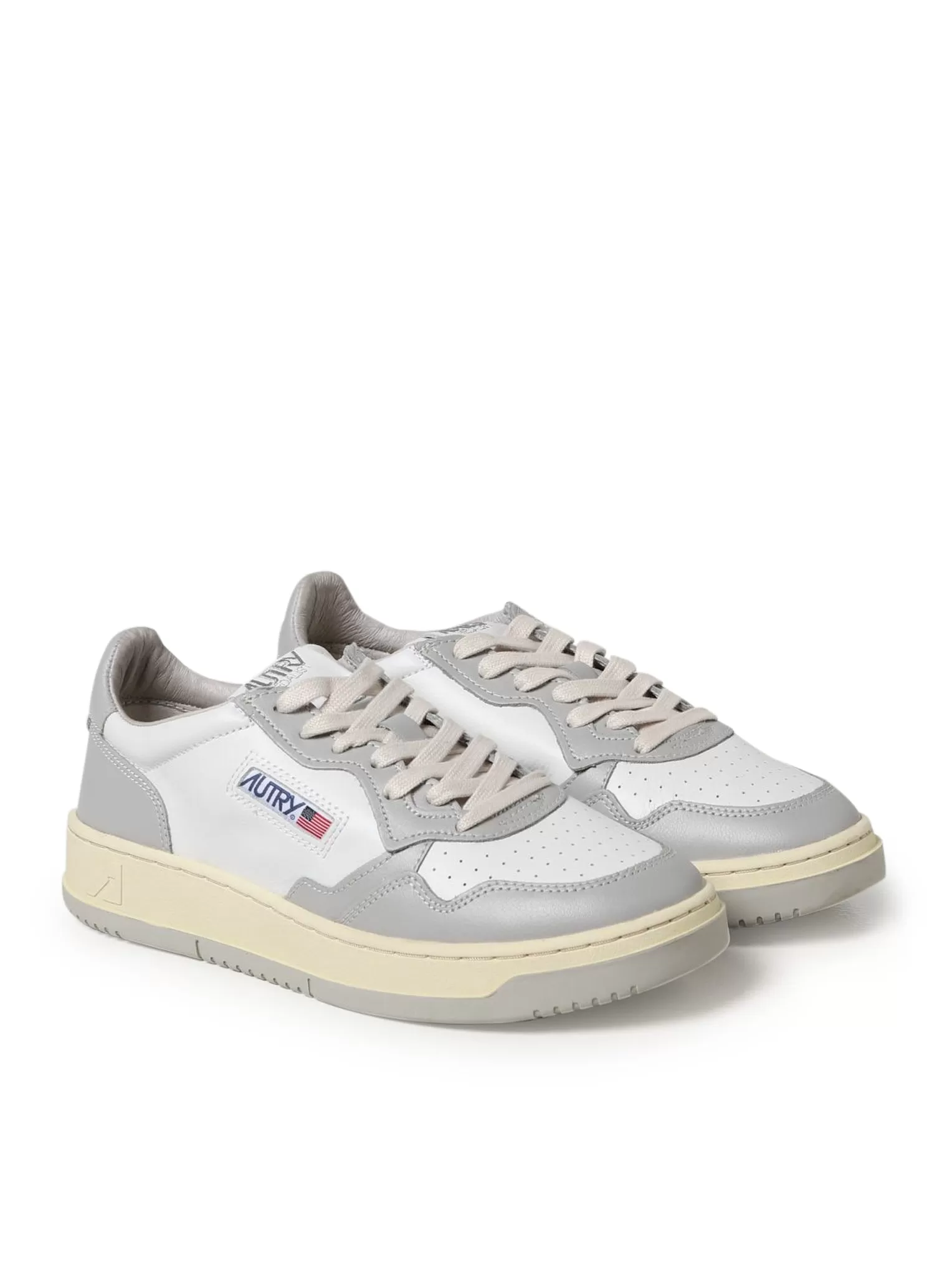 Autry sneakers in two-tone leather