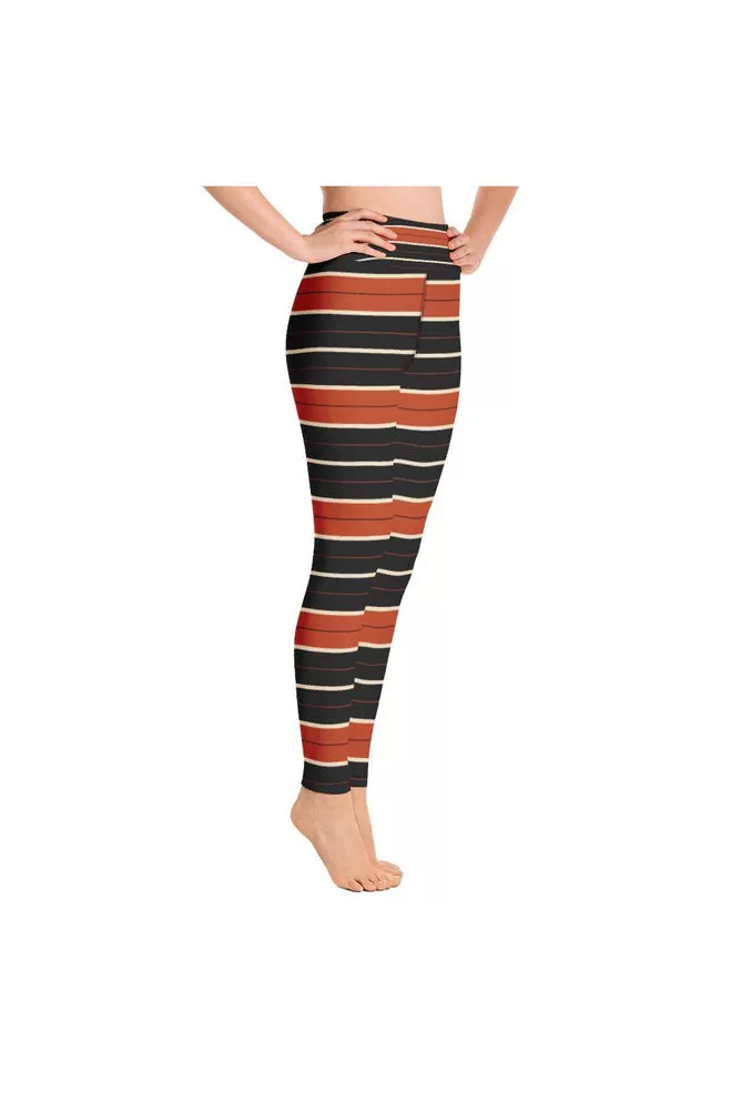 Autumn Rust Yoga Leggings