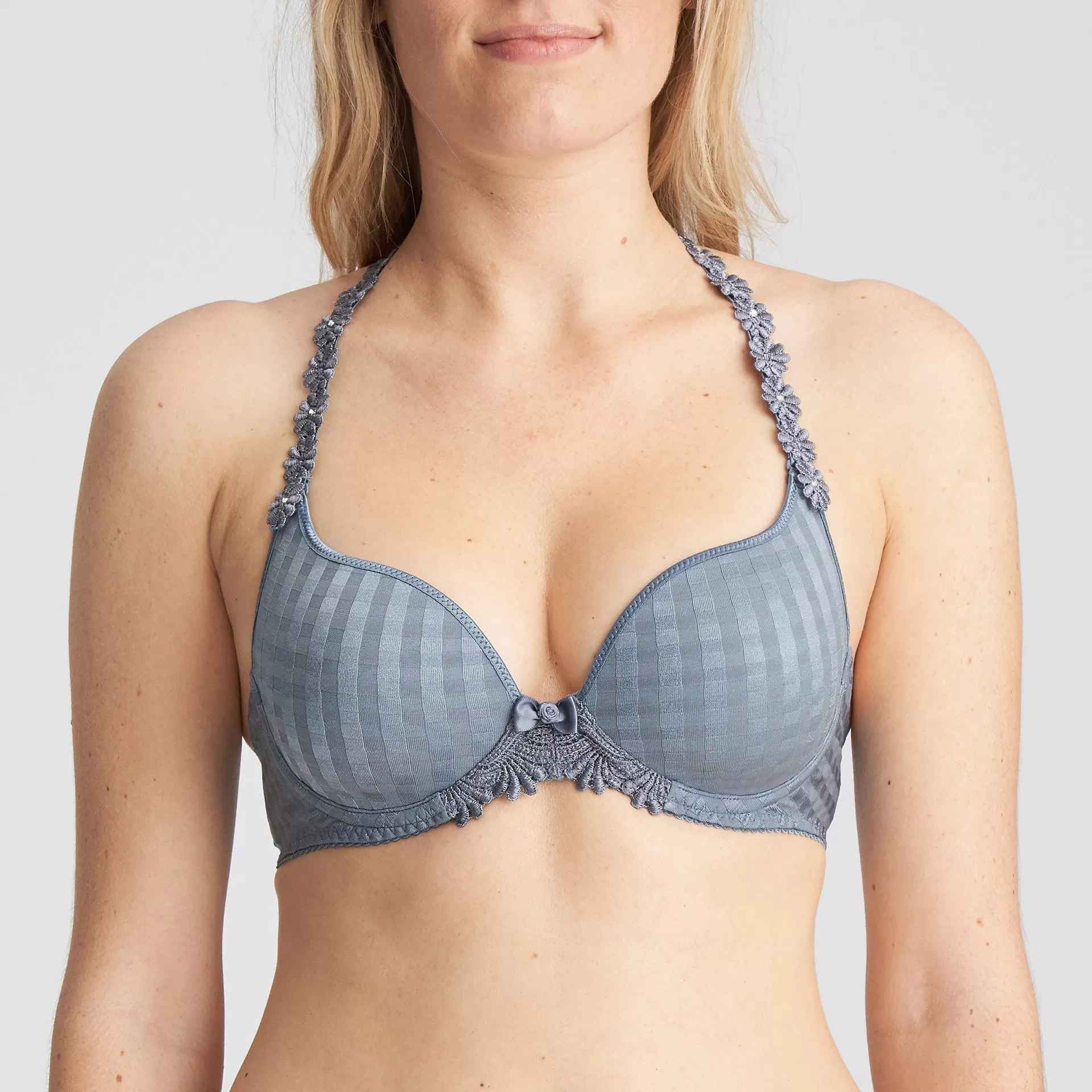 Avero Heart Shape Bra | Atlantic Blue