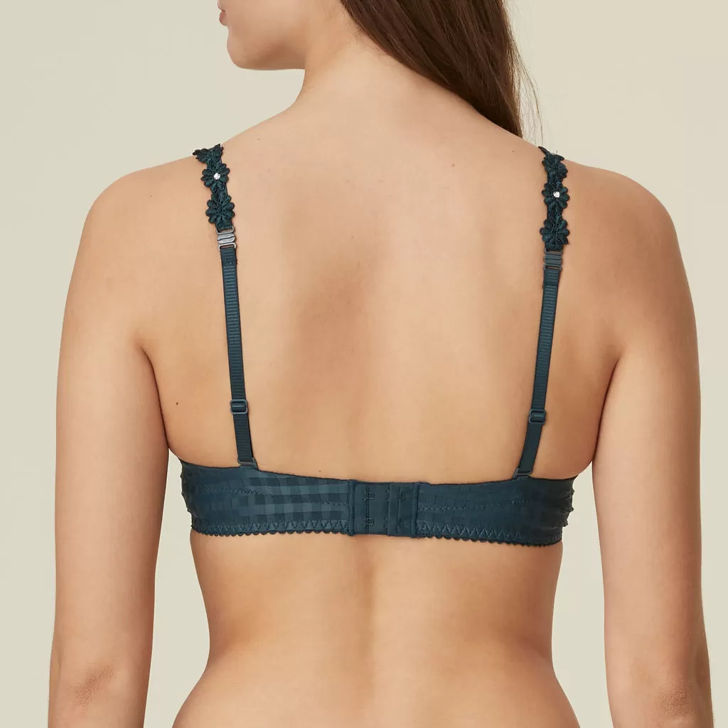 Avero Heart Shape Bra | Empire Green