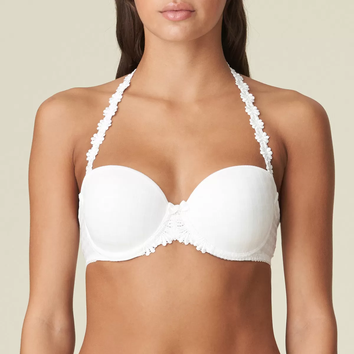 Avero Strapless Bra | White