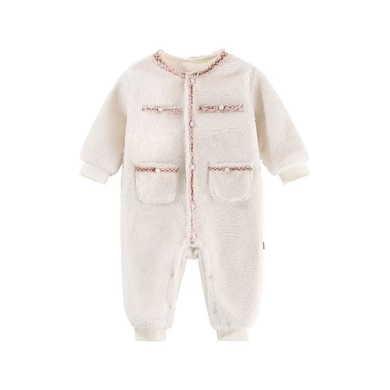 Baby Girls Solid Color Jumpsuits Wholesale 231019194