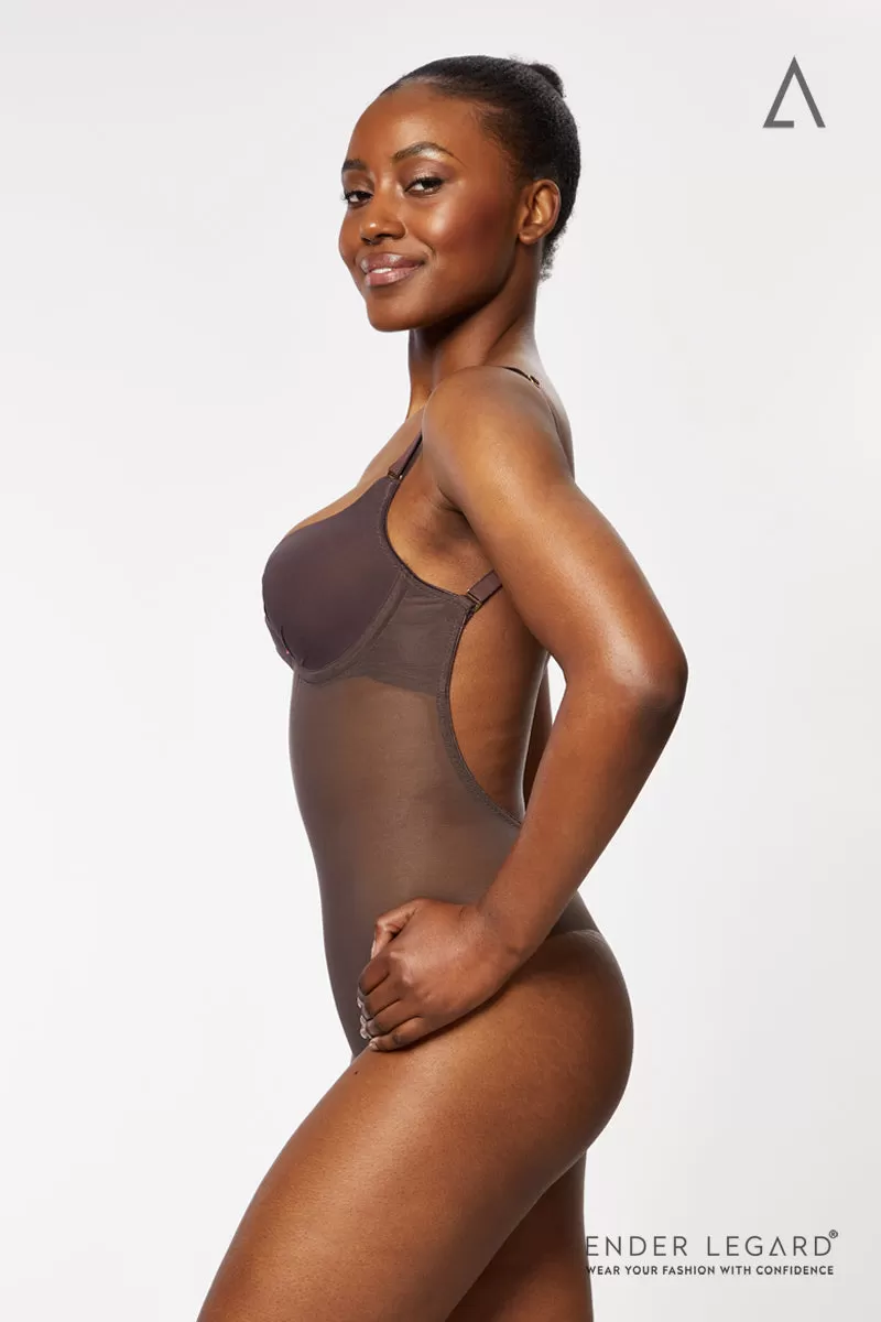 Backless Seamless Shapewear with Deep Plunge Bra (MAE)