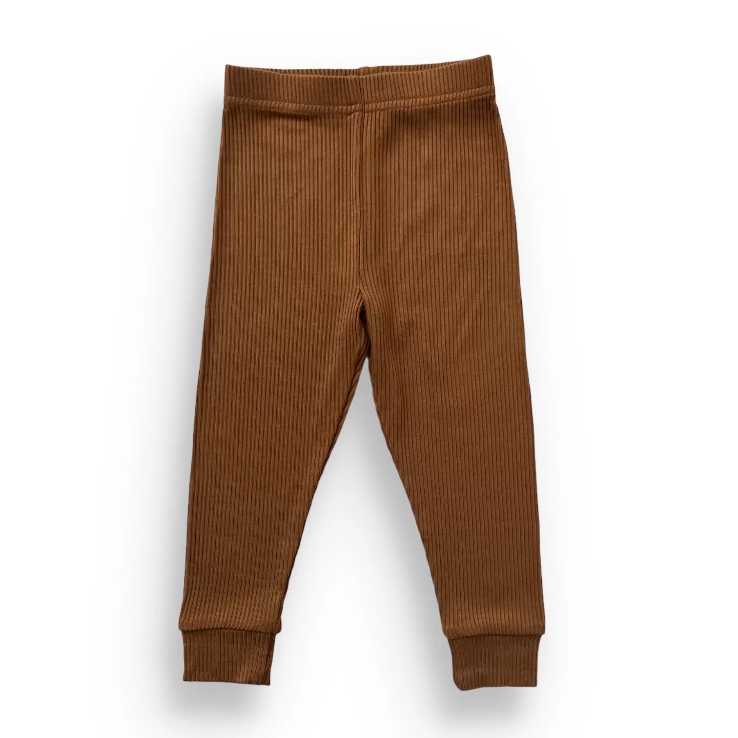 BAMBOO RIB LEGGINGS- Bark