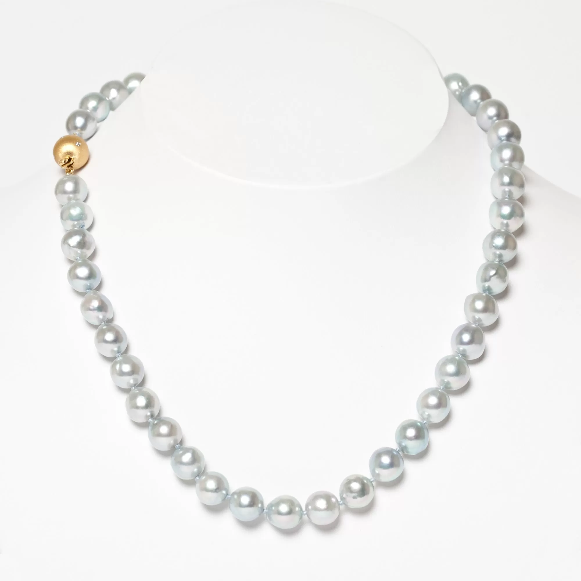 Baroque Blue Akoya Pearl Necklace