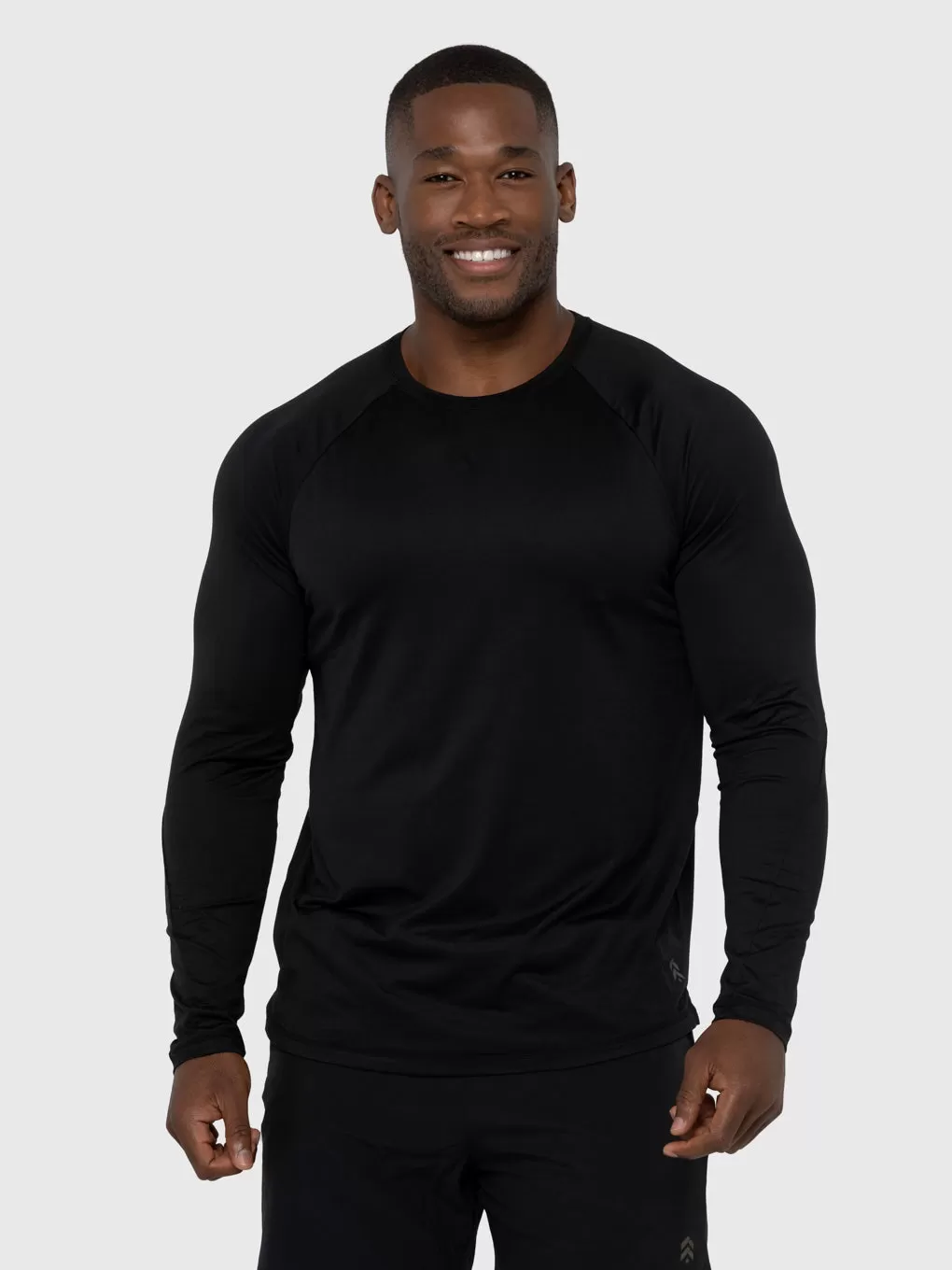 BARRY'S BLACK LONG SLEEVE TEE