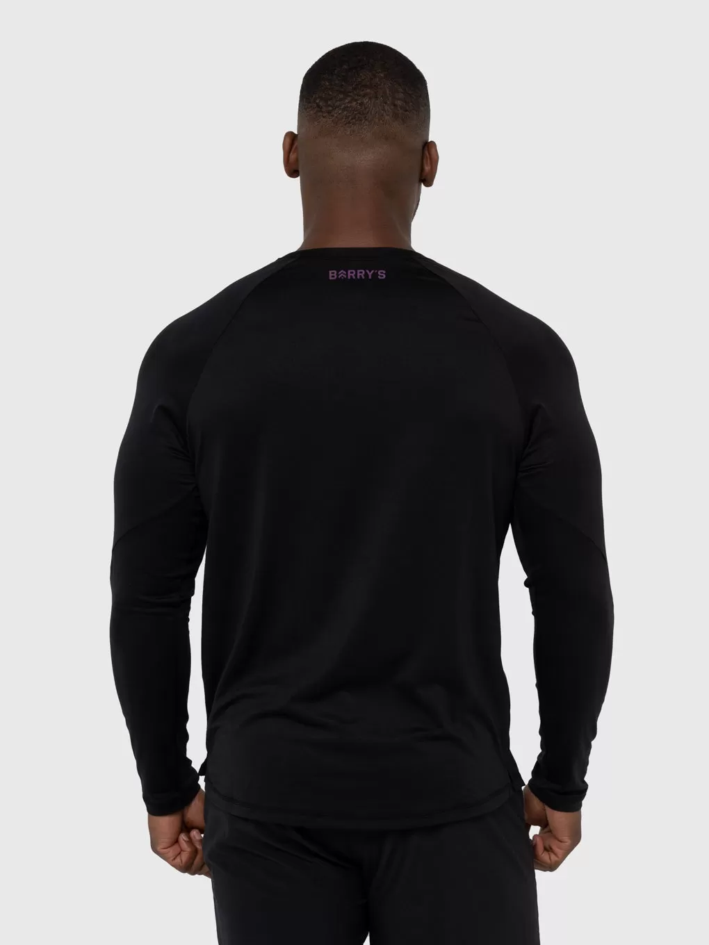 BARRY'S BLACK LONG SLEEVE TEE