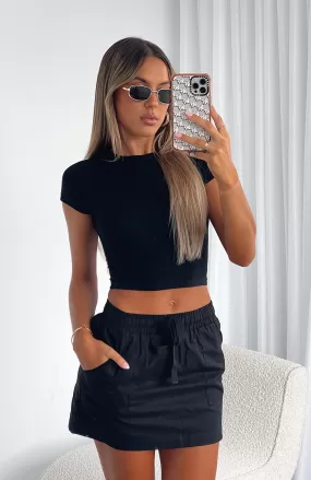 Best Of Friends Mini Skirt Black