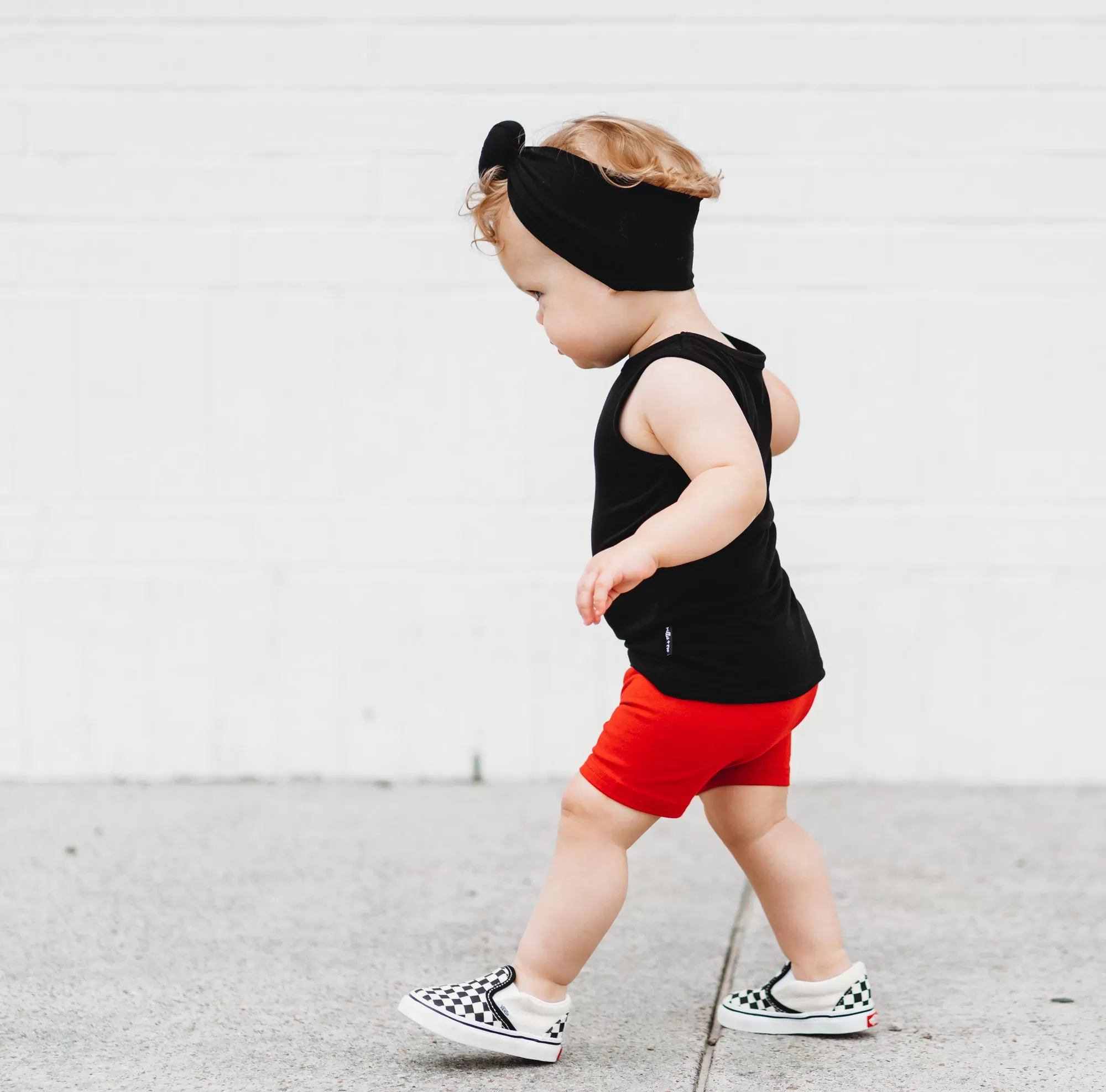 BIKER SHORTS- Red