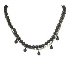 Black Lava Stone Essential Oils Necklaces