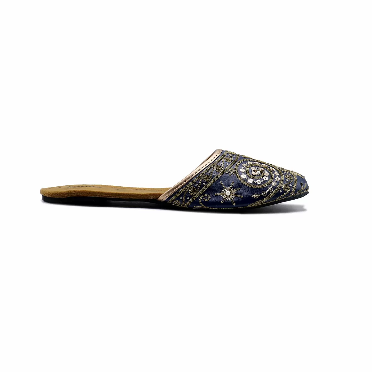 Blue Ethnic Mule L00940013