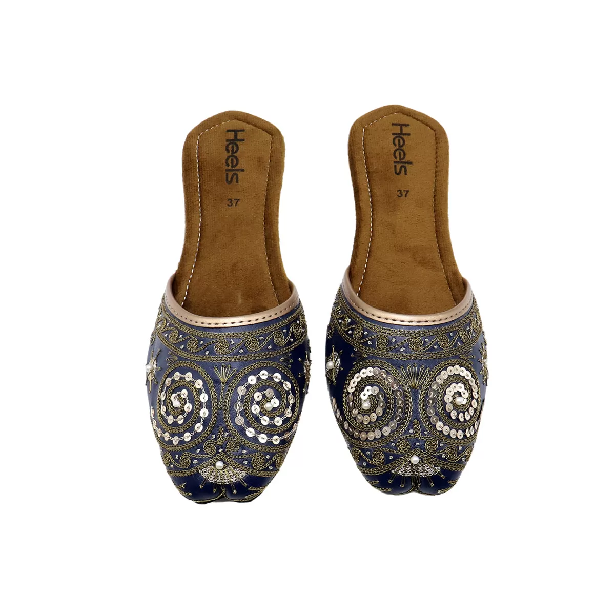 Blue Ethnic Mule L00940013