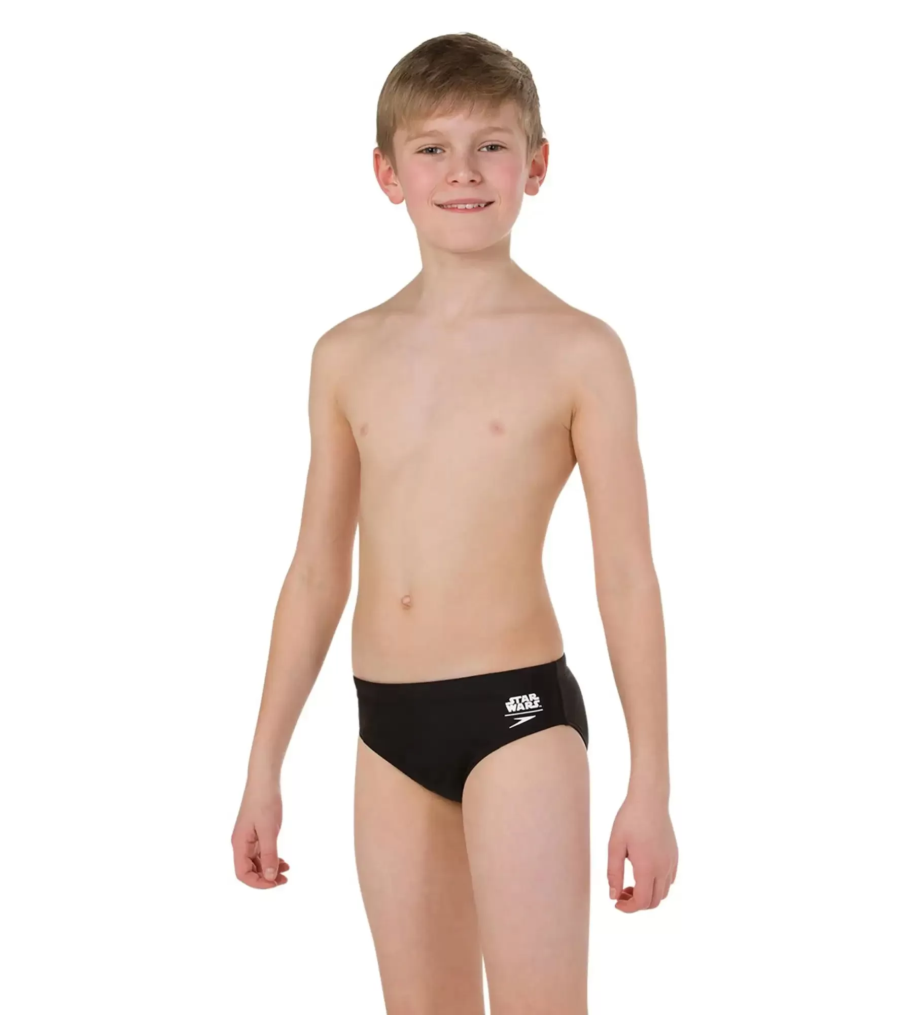 Boy's Star Wars Brief - Trooper Logo Black  &  White