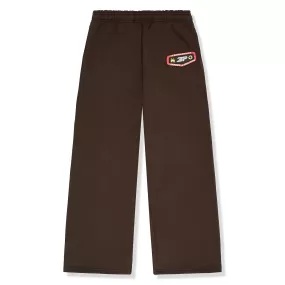 Broken Planet Wide Leg Out Of Service Mocha Brown Sweatpants