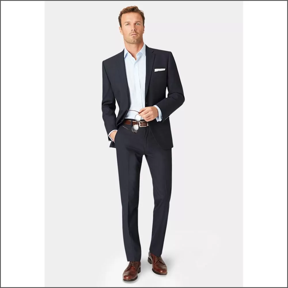 Brook Taverner Dijon Navy Suit<><>