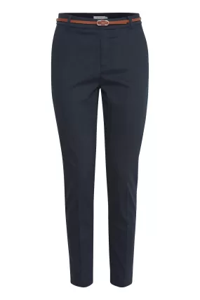 b.young Women's trousers a Days Cigaret 20803473 80466 blue