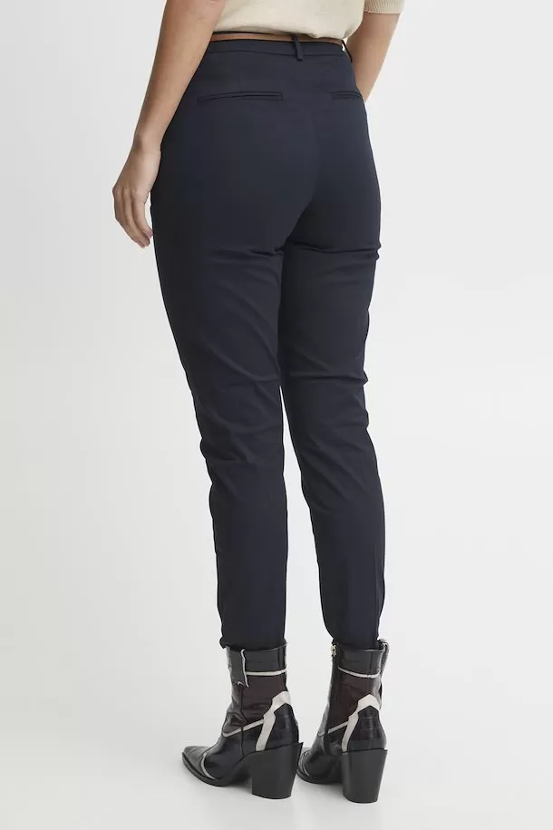 b.young Women's trousers a Days Cigaret 20803473 80466 blue