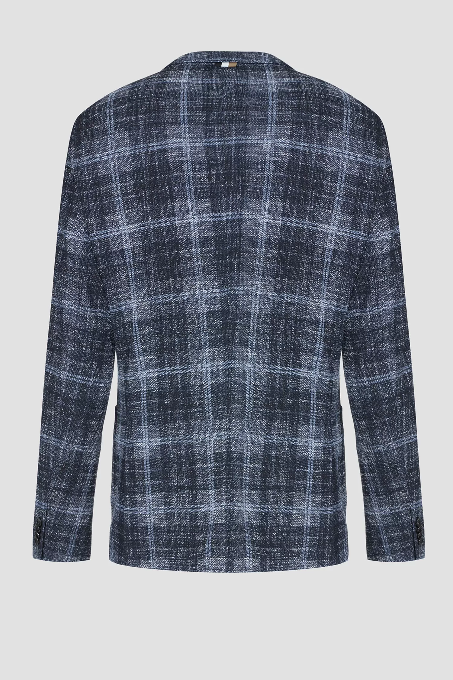 C-Hanry Slim-Fit Jacket in Checked Stretch Jersey 50510571