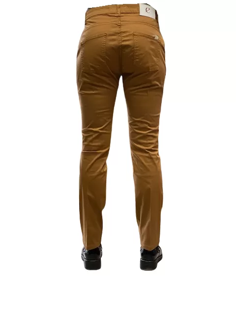 CafèNoir women's Chino trousers C7JP0110 M068 toffee