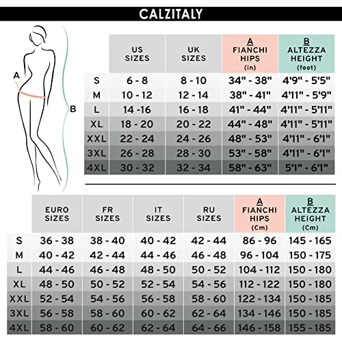 CALZITALY High Waist tights Control Top Shaping Nylons, Shaping Pantyhose, 20 Denier Sheer Shaping Tights for All Day Use (Small, Skin)