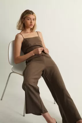 Camisole Linen Jumpsuit