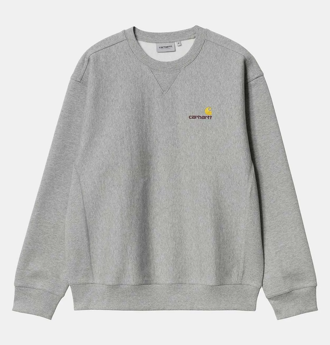 Carhartt WIP American Script Sweatshirt in Grey Heather