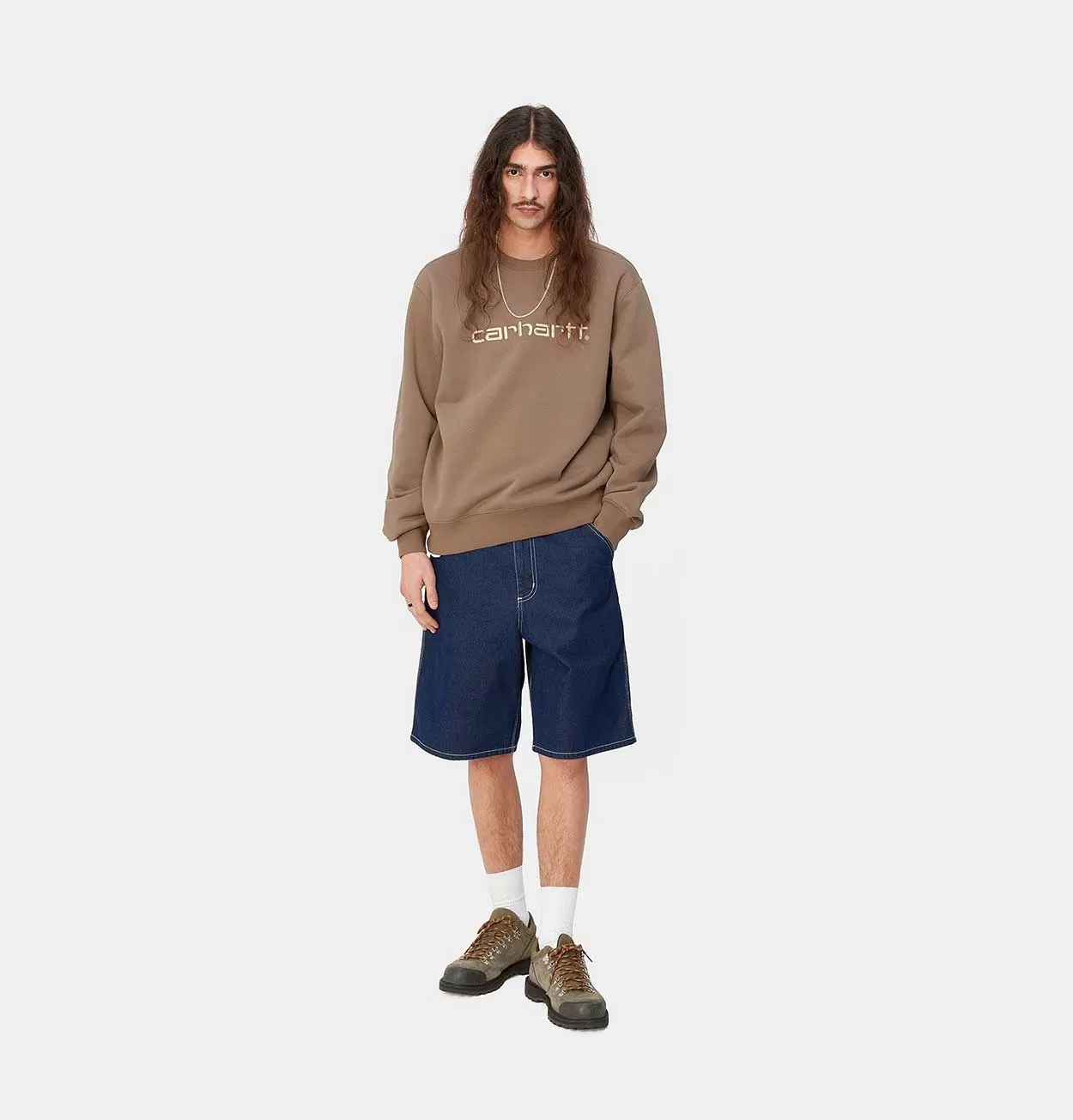 Carhartt WIP Carhartt Sweatshirt in Branch and Rattan