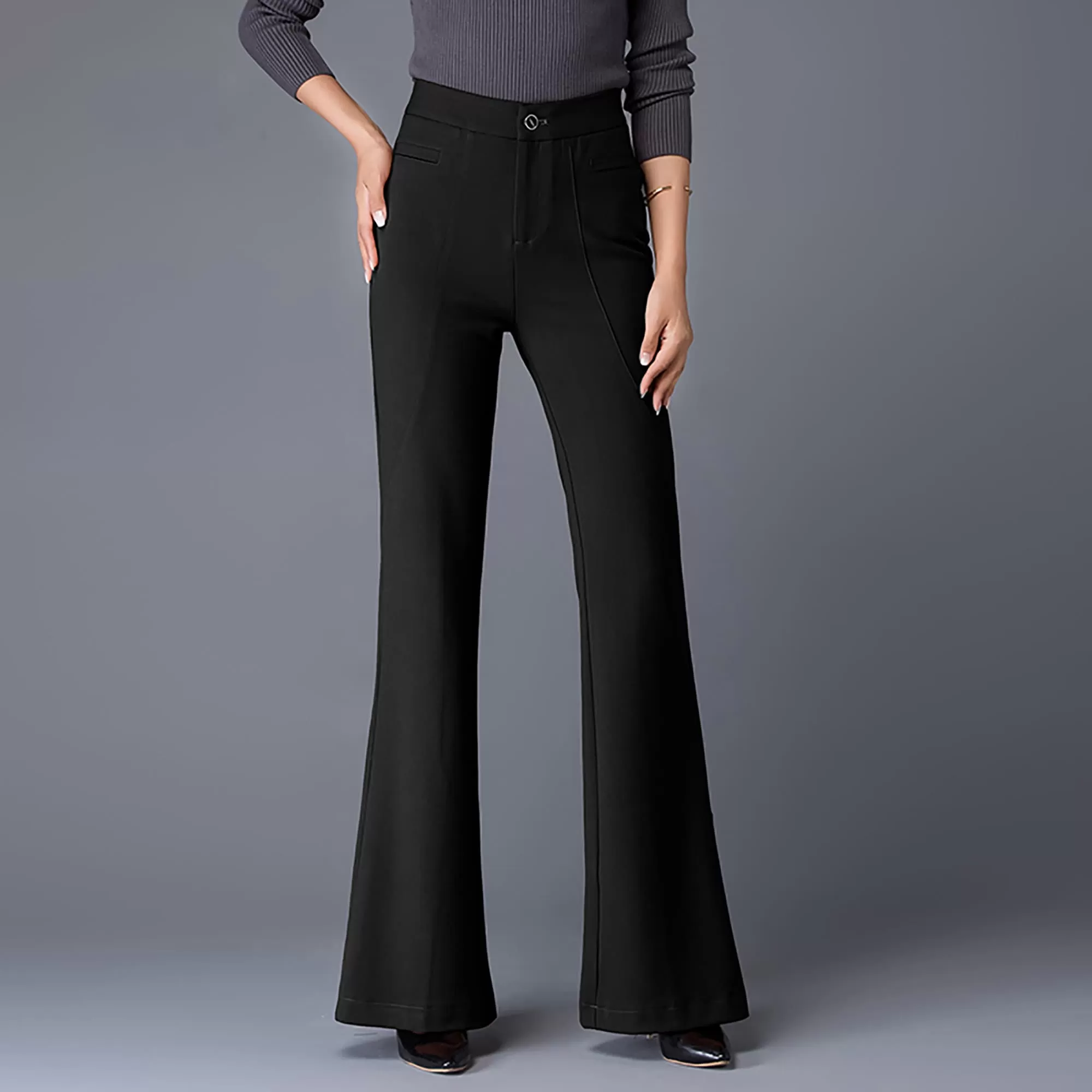 Carrie High Waist Flare Leg Pants