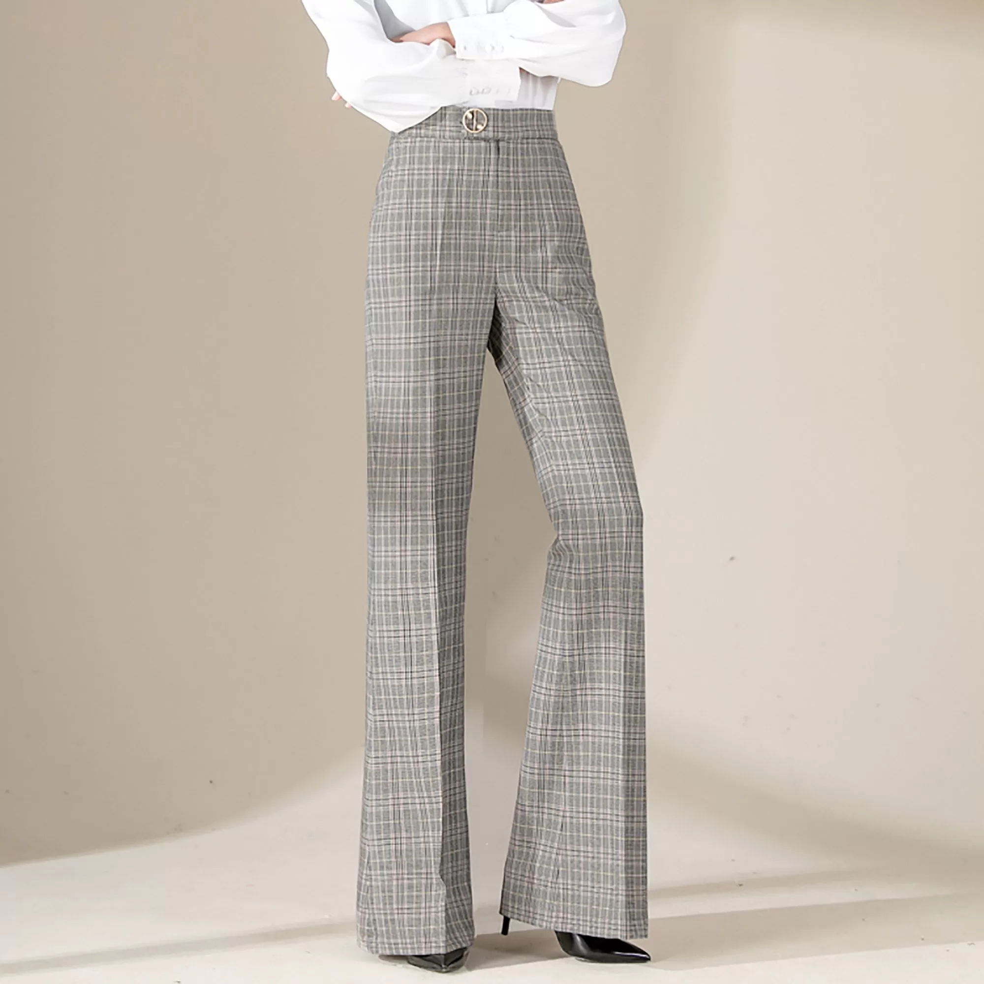 Carrie High Waist Flare Leg Pants