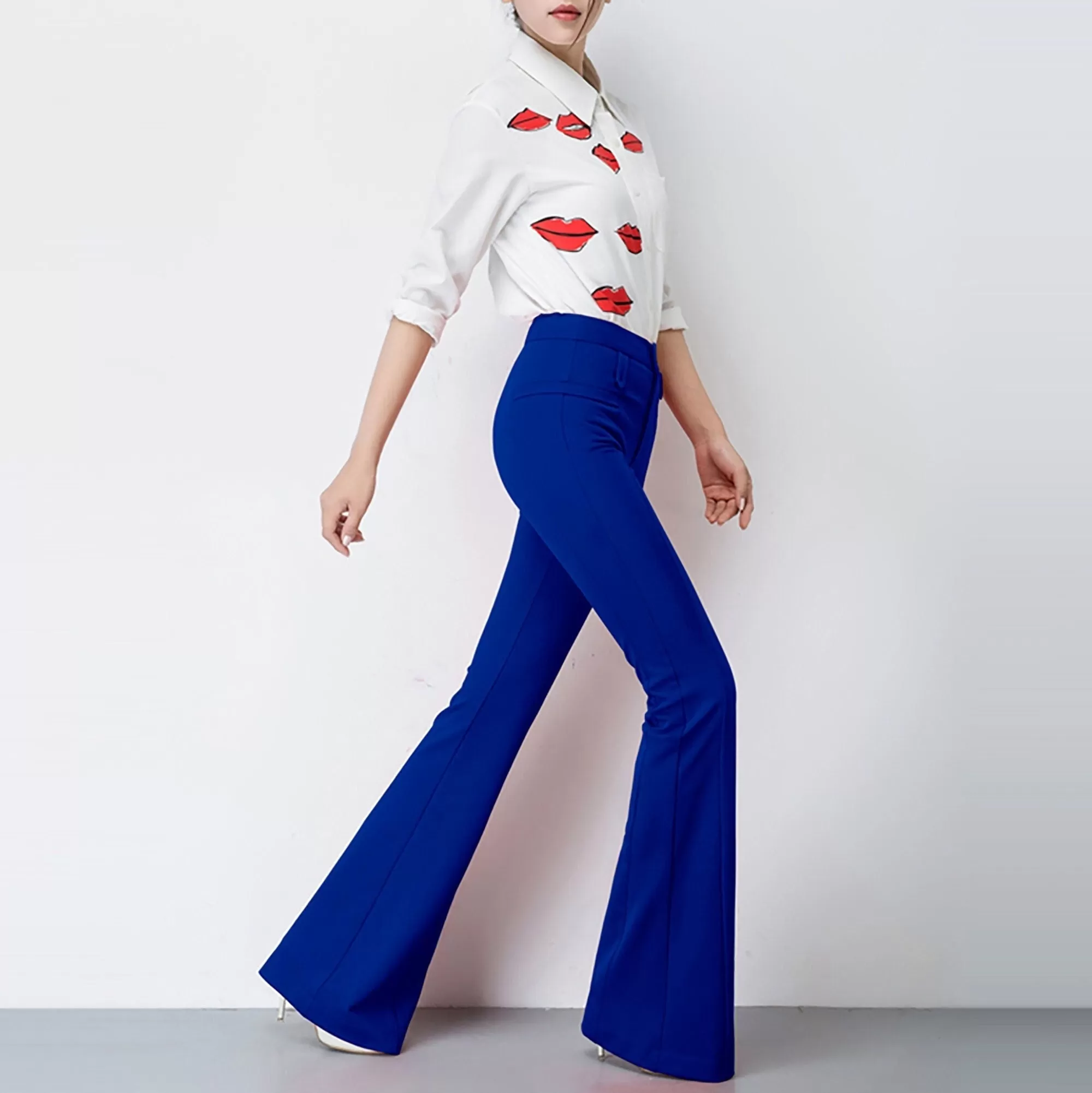 Carrie High Waist Flare Leg Pants