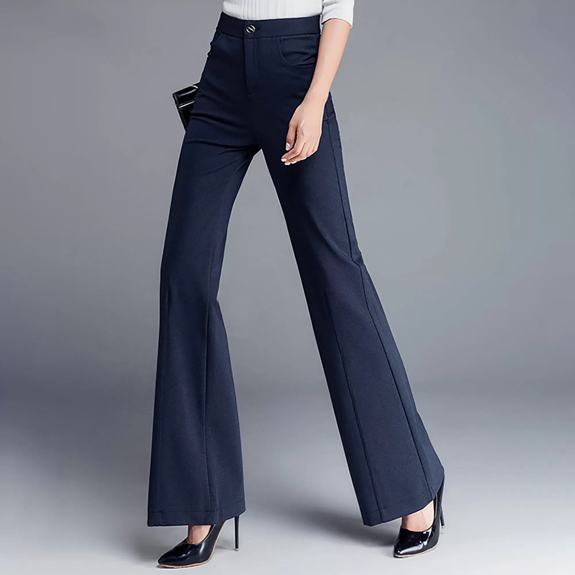 Carrie High Waist Flare Leg Pants