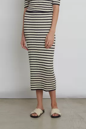 CARRIE STRIPE TUBE SKIRT