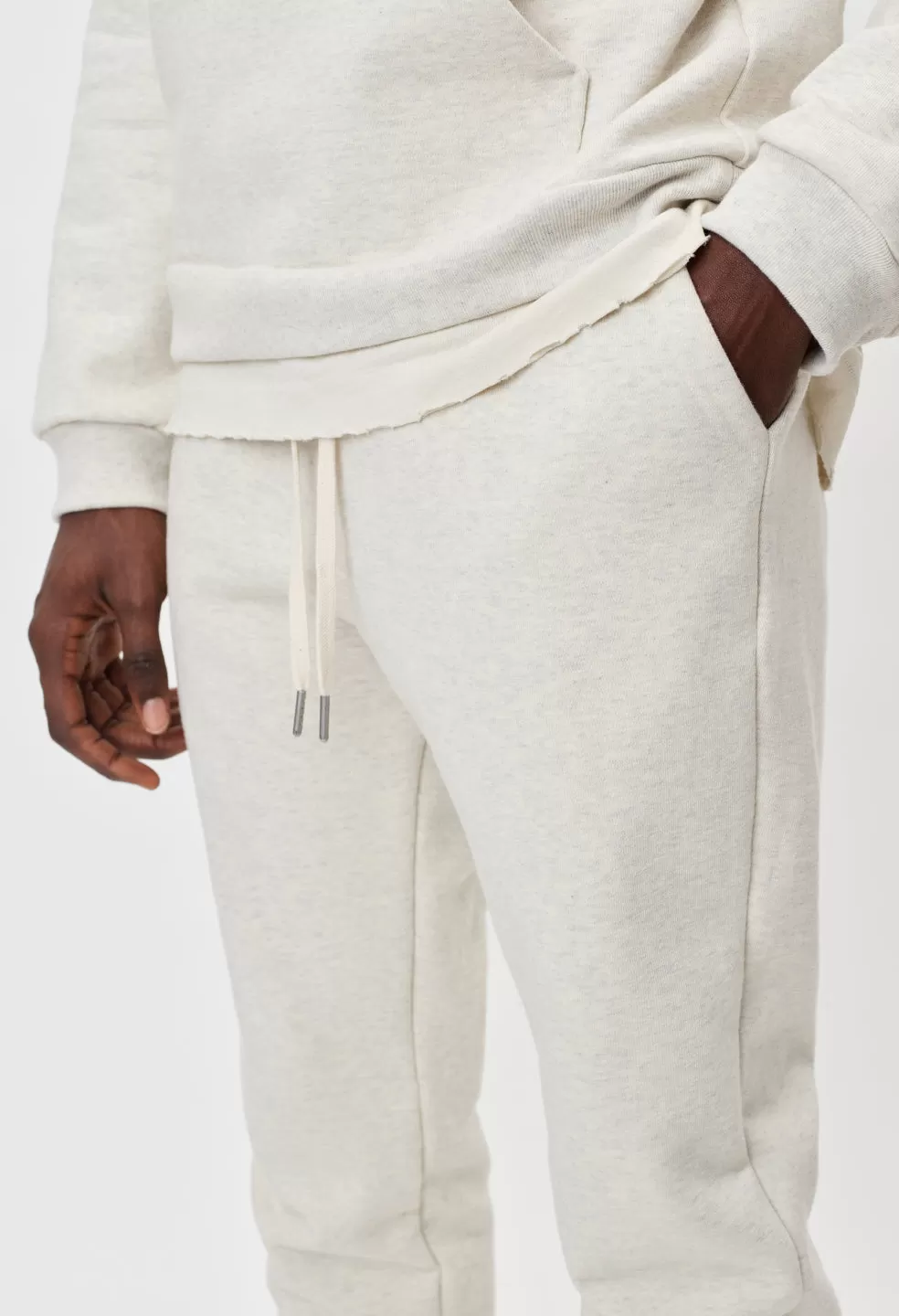 Cashmere Fleece LA Sweatpants / Heather Ash