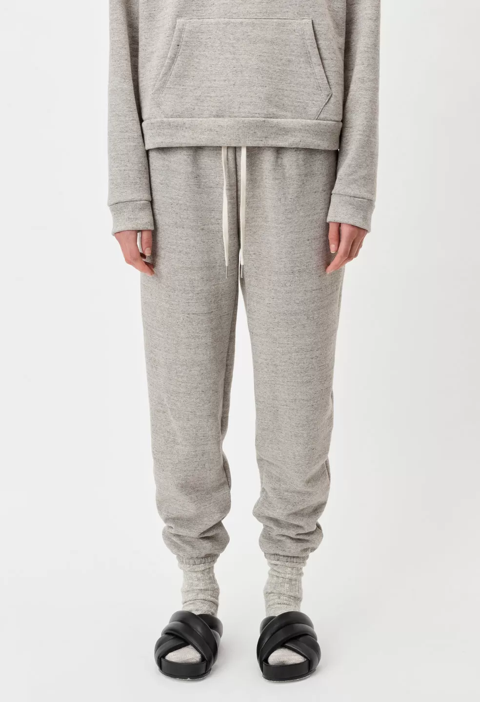 Cashmere Fleece Women’s LA Sweatpants / Heather Oatmeal